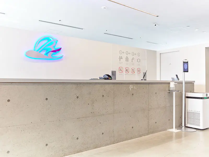 まずはチェックイン